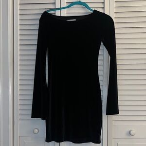 Urban Outfitters Black Long Sleeve Dress
